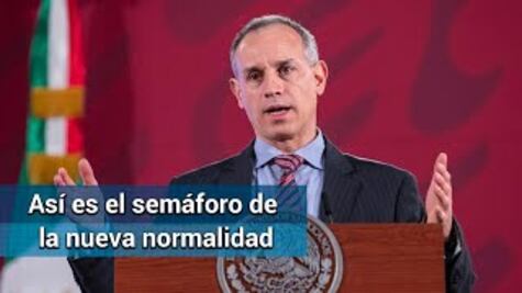 Presenta gobierno de AMLO semáforo de nueva normalidad