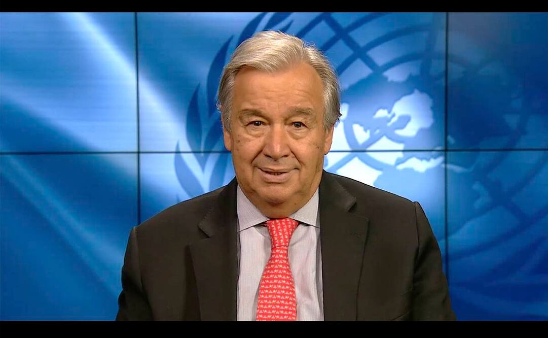 El secretario general de la ONU, Antonio Guterres, habla sobre los retos del mundo ante el calentamiento global 