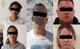 Cae líder criminal y 4 integrantes de banda dedicada al robo de coches en Iztapalapa; aseguran droga y autopartes
