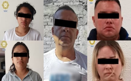 Cae líder criminal y 4 integrantes de "Los Mancilla" banda dedicada al robo de coches en Iztapalapa; aseguran droga y autopartes