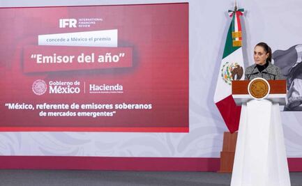 Sheinbaum celebra premio “Emisor del Año” por manejo de deuda de Pemex; se abordó sin dañar finanzas del Gobierno