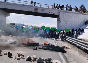 Bloquean la autopista Puebla-Veracruz en protesta por resultados electorales del 2 de junio
