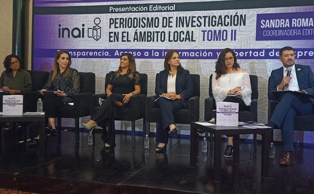 Presentación de libro Periodismo de investigación en el ámbito local, ante la falta de nombramiento de comisionados del INAI. Foto: Antonio López Cruz / EL UNIVERSAL