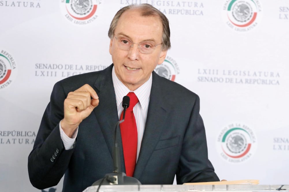 El senador Manuel Cárdenas acusó que el presidente de la Cámara Alta, Pablo Escudero (PVEM), ha violado sus derechos como legislador y no lo representa (BERENICE FREGOSO. EL UNIVERSAL)