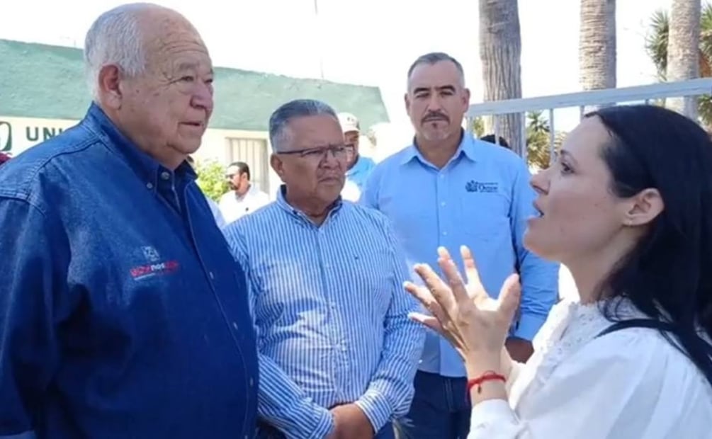 Durante las protestas, los manifestantes increparon al gobernador Víctor Manuel Castro Cosío. Foto: Especial