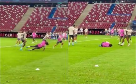 El brutal grito que pegó Eduardo Camavinga tras romperse en el entrenamiento del Real Madrid