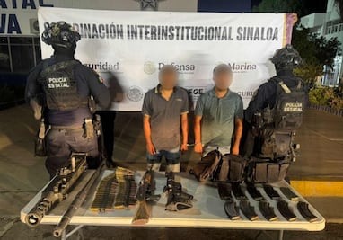 Elementos del Grupo de Operaciones Especiales detienen 4 sujetos con armas automáticas en Sinaloa; son puestos a disposición de FGR