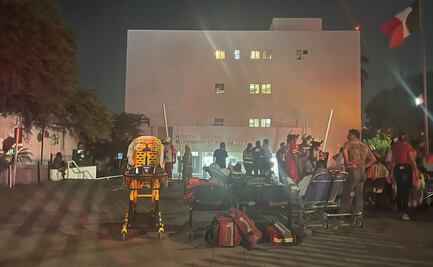 Desalojan a pacientes de hospital en Cd. Victoria por conato de incendio