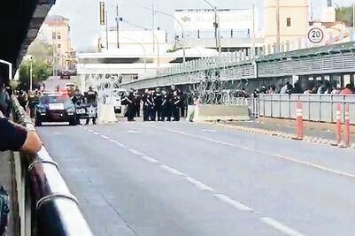 Frustran intento de cruce 