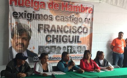 Con ayuno, padres de víctimas del New’s Divine exigen a Chiguil renuncie a candidatura