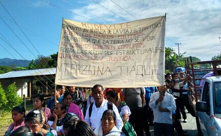 Indígenas protestan contra megaproyectos financieros en Chiapas