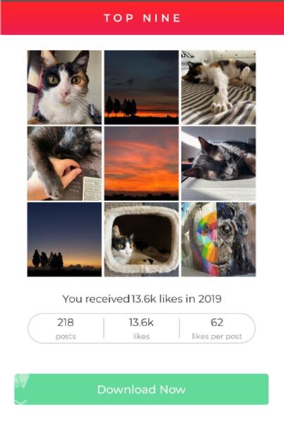 Cómo ver tu Top Nine de Instagram