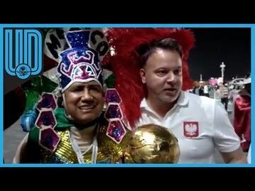 Así se vive el color previo al México vs Polonia en Qatar 2022