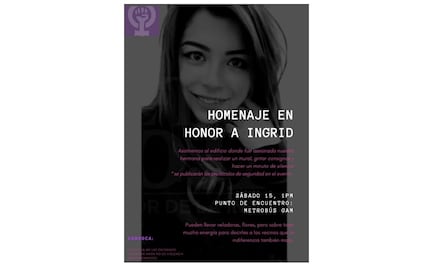 Este sábado, feministas protestarán afuera del edificio donde Ingrid fue asesinada