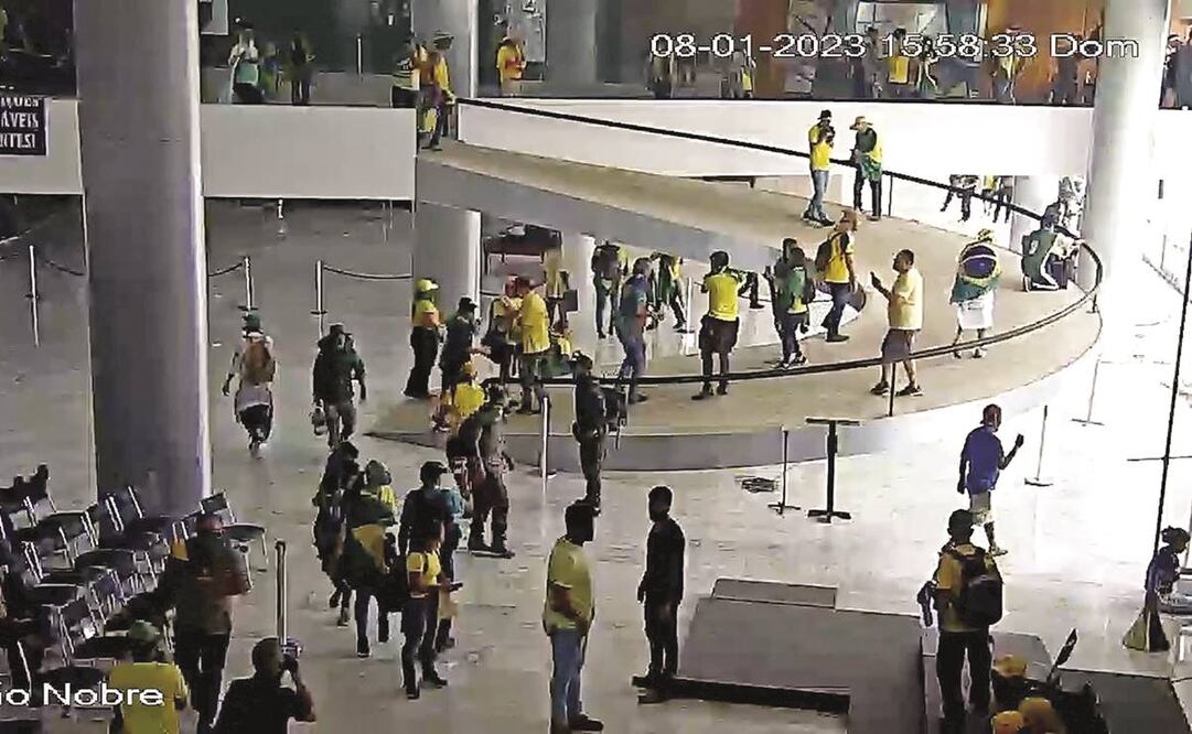 El gobierno de Brasil difundió un video mostrando más detalles del ataque al Palacio de Planalto del 8 de enero. 