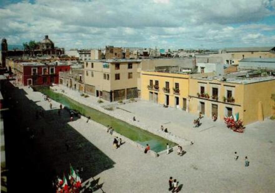 Cuando había canoas en el Centro Histórico