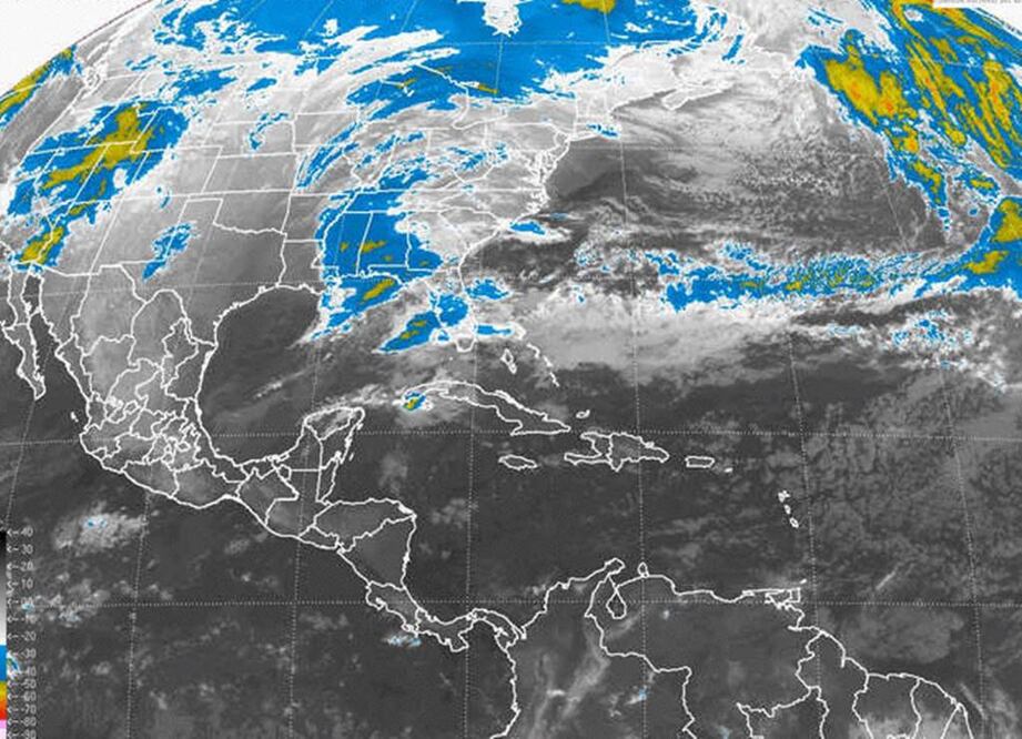 El sistema frontal número 28, se extenderá sobre el noroeste del mar Caribe (Conagua)