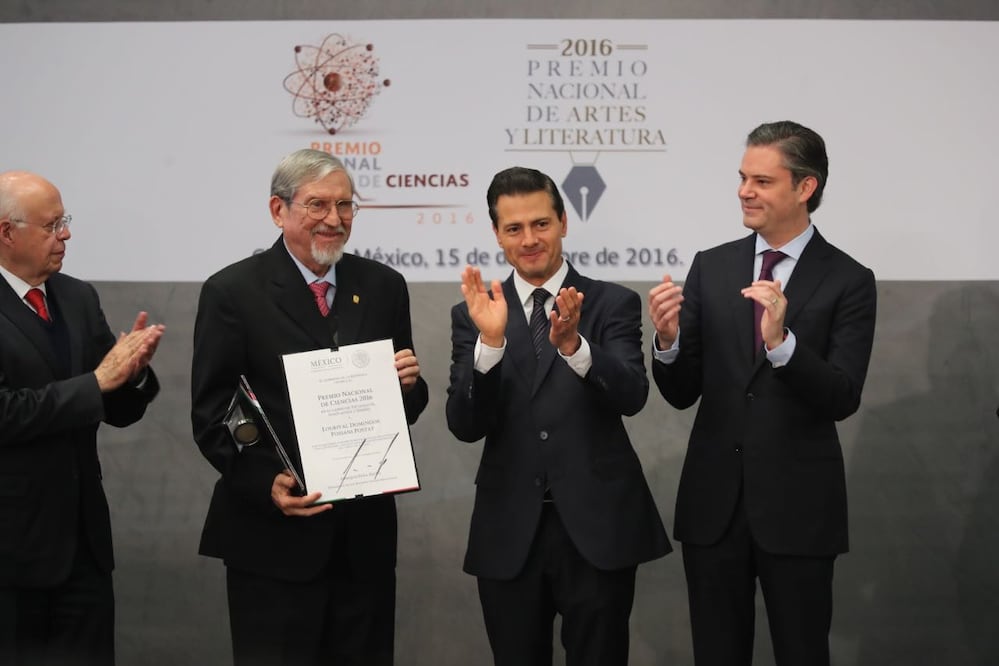 El presidente Enrique Peña Nieto durante la entrega de los Premios Nacionales de Ciencia, Artes y Literatura 2016 (Foto: Lucía Godínez / EL UNIVERSAL)