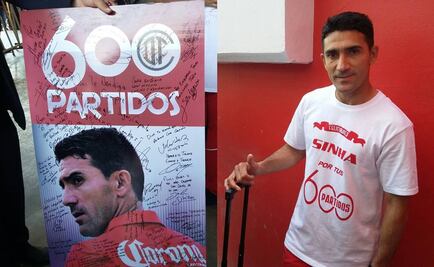 Sinha cumple 600 partidos en Primera