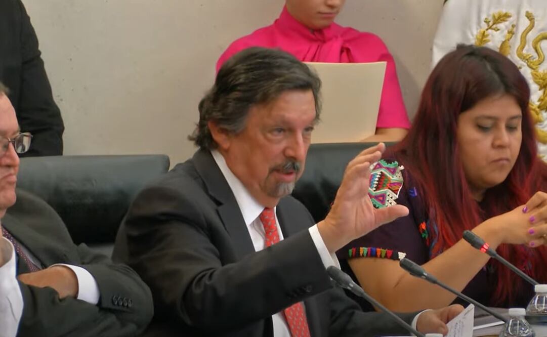 Senador Napoleón Gómez Urrutia. Foto: Captura de pantalla
