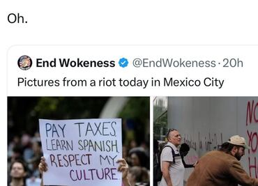 EU toma nota de protesta contra gentrificación en CDMX; promueve autodeportación para "unirse a la próxima movilización"