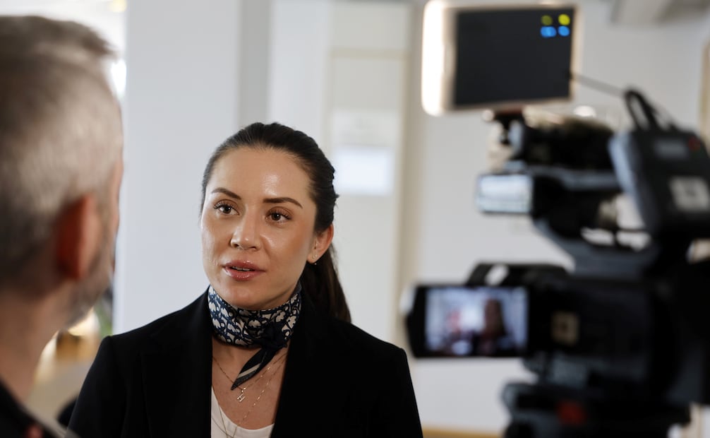 Martina Michaelsdotter Olsson, abogada del acusado. Foto: EFE.