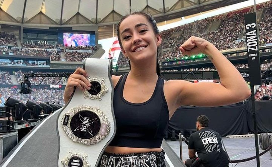 Marina Rivers en el ring de La Velada del Año 3. Foto: Instagram