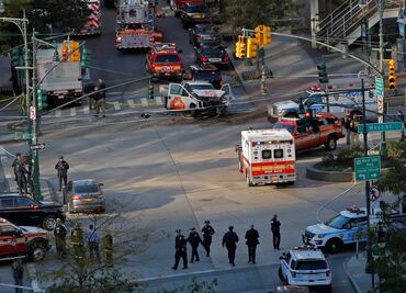 Reportan "varios muertos y numerosos heridos" por atropellamiento en Manhattan