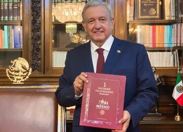 AMLO se compromete en su Informe a mantener estabilidad macroeconómica