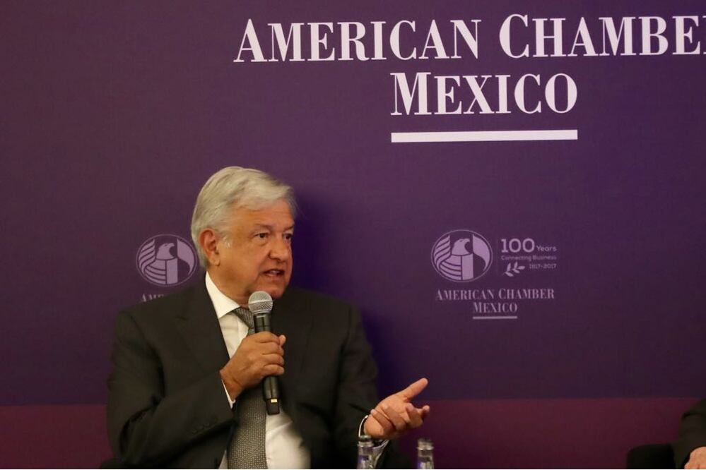 El candidato presidencial de la colación MORENA, PT y PES, Andrés Manuel López Obrador. Foto: Lucía Godínez