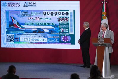 Reanudan venta de billetes de lotería para rifa del avión presidencial