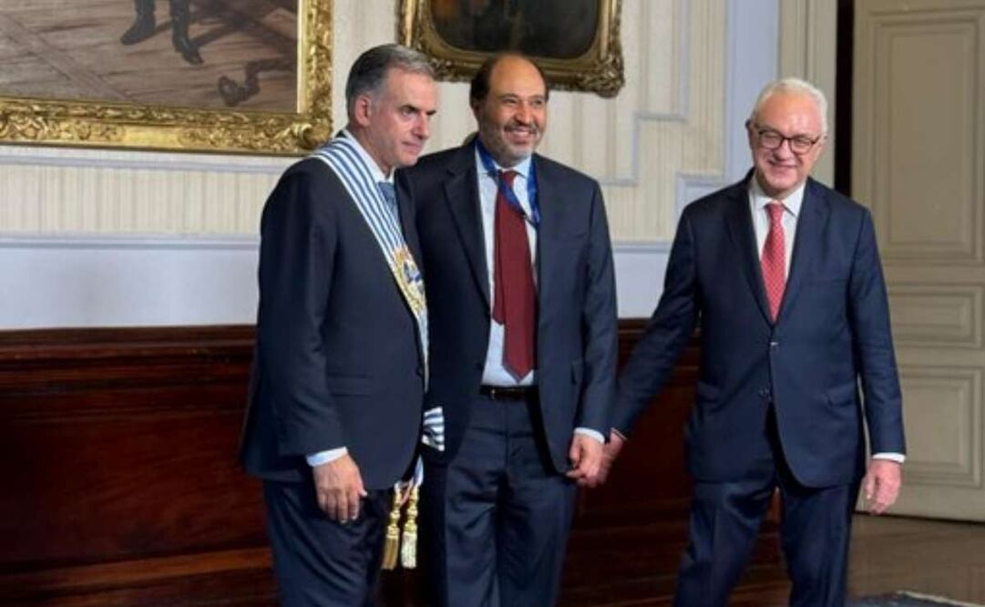 Sheinbaum felicita a Yamandú Orsi por su investidura como mandatario de Uruguay. Foto: X @Claudiashein