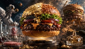 Hamburguesas extremas: La más cara, la más grande y la que llegó al espacio