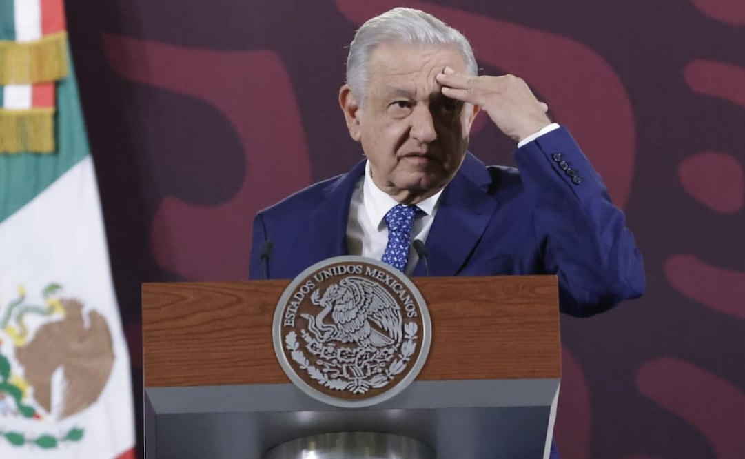 López Obrador en su conferencia del 17 de enero en Palacio Nacional. Foto: Gabriel Pano / EL UNIVERSAL