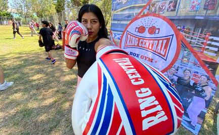 Inician clases gratuitas de box en la Central de Abasto, previo a la clase masiva en el Zócalo; "el deporte cambió mi estilo de vida"