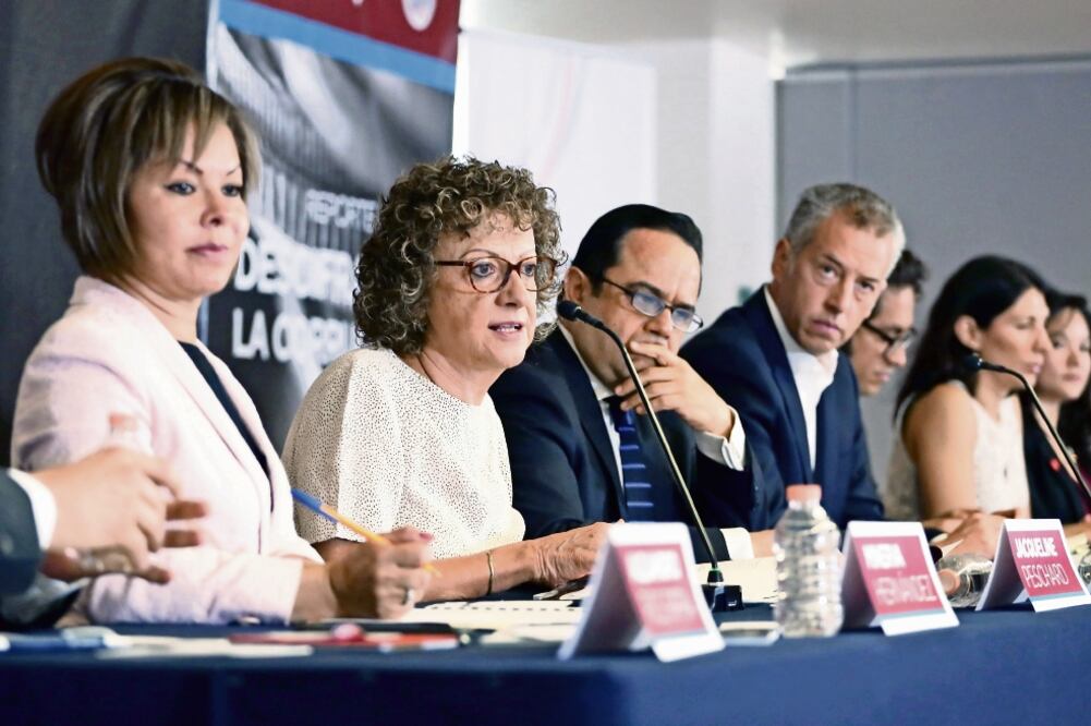 Jacqueline Peschard, presidenta del Sistema Nacional Anticorrupción, afirma que para los mexicanos la corrupción es algo que está presente todo el tiempo y nuestra sociedad ha sido muy tolerante con el tema. (BERENICE FREGOSO. EL UNIVERSAL)