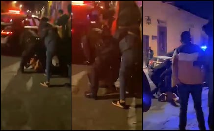 Darán de baja a policías que golpearon y arrastraron de los cabellos a mujeres en San Miguel de Allende