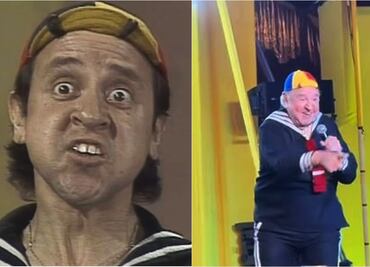 Carlos Villagrán sorprende por volverse a poner el traje de Quico y ejecutar su característico baile, a sus 81 años