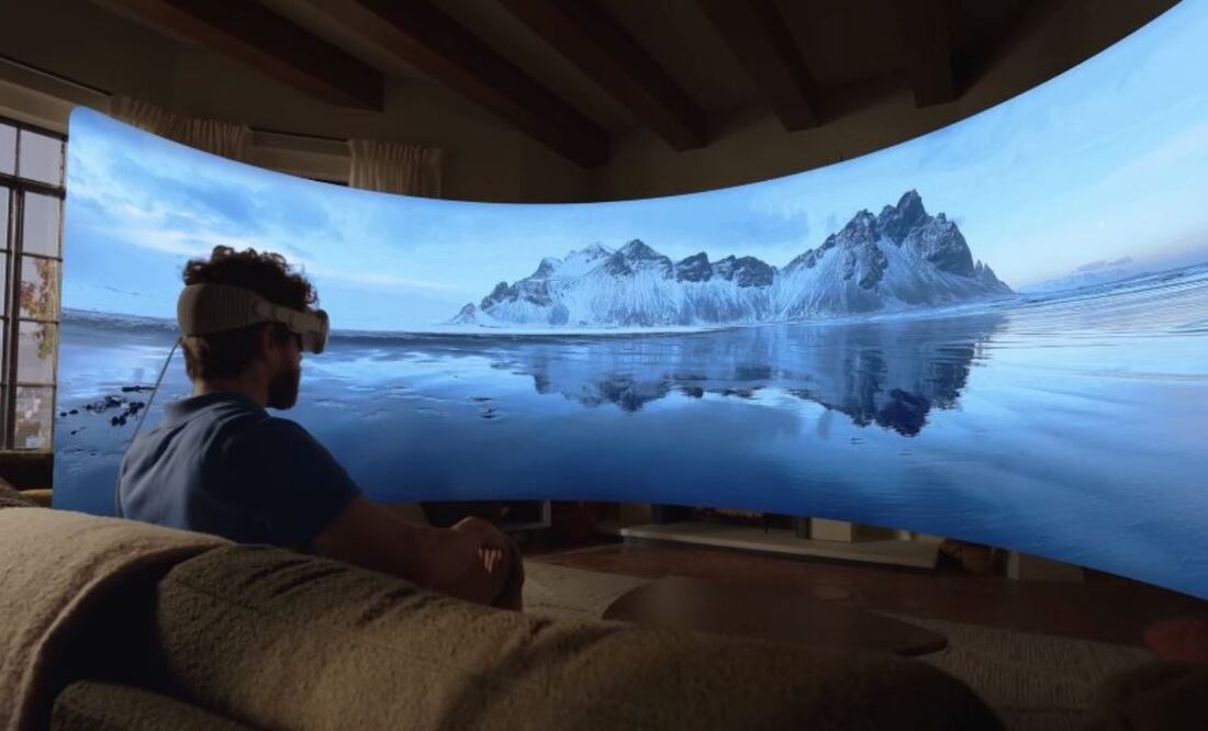 Apple presentó su tecnología Vision Pro en el WDDC 2023. Imagen: Apple