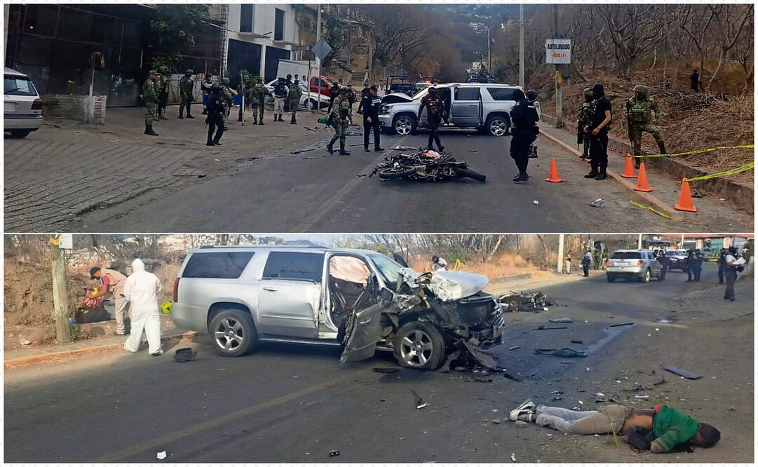 La agresión contra Mario Figueroa sucedió cuando el edil circulaba sobre la carretera federal Taxco-Iguala en su camioneta blindada. Sobre el incidente se difundieron por lo menos dos versiones. Foto: Especial