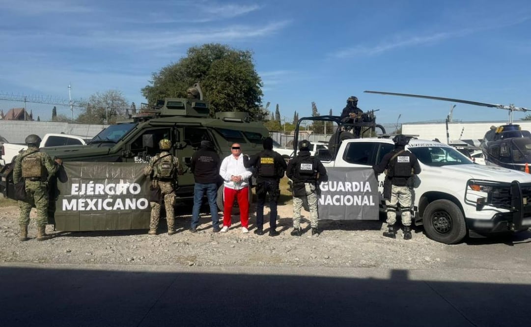 Detienen en Tamaulipas a “Nacho Vega”, uno de los líderes del Cártel del Golfo este martes 20 de enero de 2026. Foto: Especial