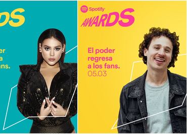 Danna Paola y Luisito Comunica, anfitriones de los Spotify Awards