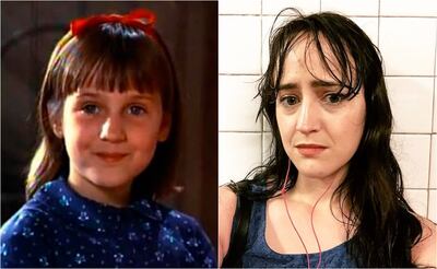 Mira cómo luce hoy Mara Wilson, protagonista de “Matilda” a los 35 años