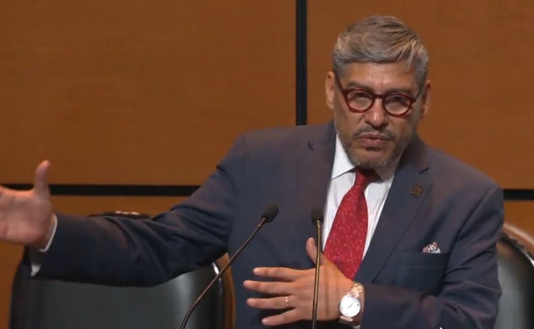 Luis Armando González Placencia, secretario general de ANUIES, presentó en San Lázaro el documento “Política Integral de Austeridad y Ahorro para las Universidades Públicas” este 18 de agosto de 2025. Foto: Especial