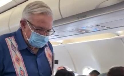 AMLO regresa a CDMX tras gira por Oaxaca