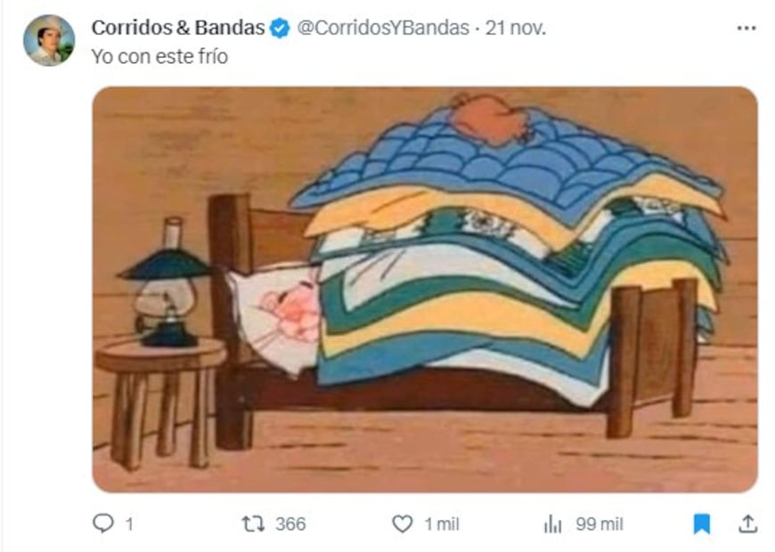 Meme por Frente Frío