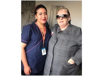 Paquita la del Barrio deja el hospital, deberá guardar reposo