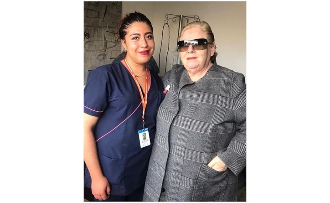 Paquita la del Barrio agradeció la atención hospitalaria. Foto: Instagram