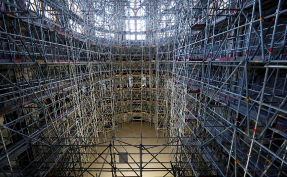 Finalmente estabilizan catedral de Notre Dame