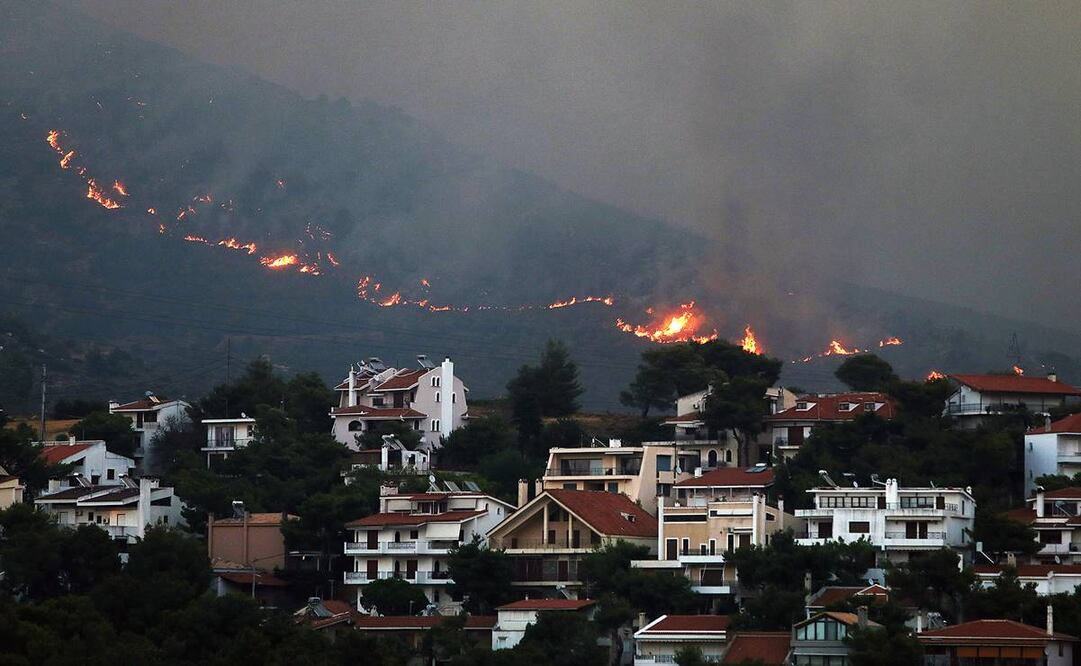 Grecia afronta una ola de calor con temperaturas que rozan los 42 grados, lo que aumenta considerablemente el riesgo de incendios. Foto: Ilustrativa / EFE